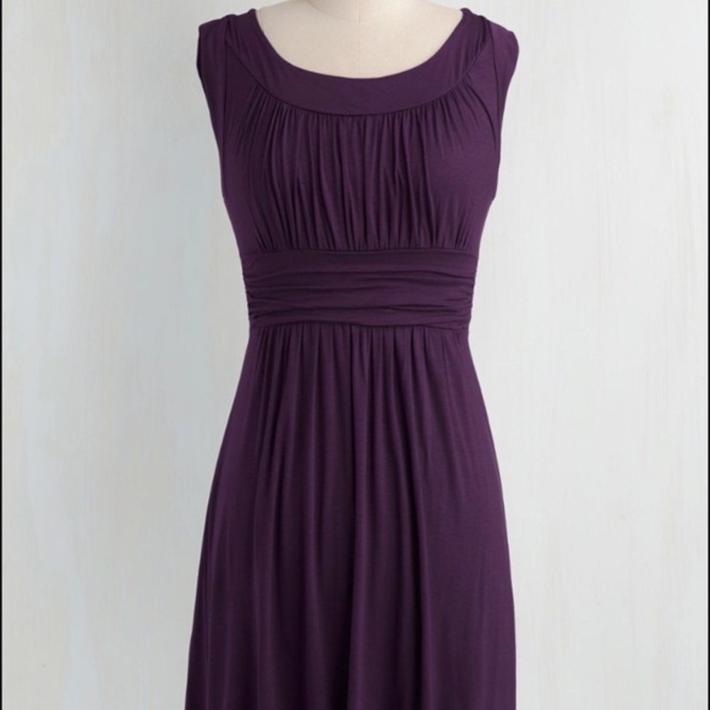 Modcloth Gilli Love Your Dress Plum Size M